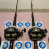 2 Tanacom 1000 Electric reels and rods